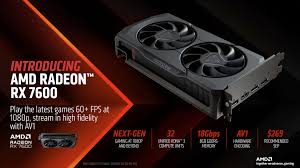 AMD Radeon RX 7600 Graphics Card